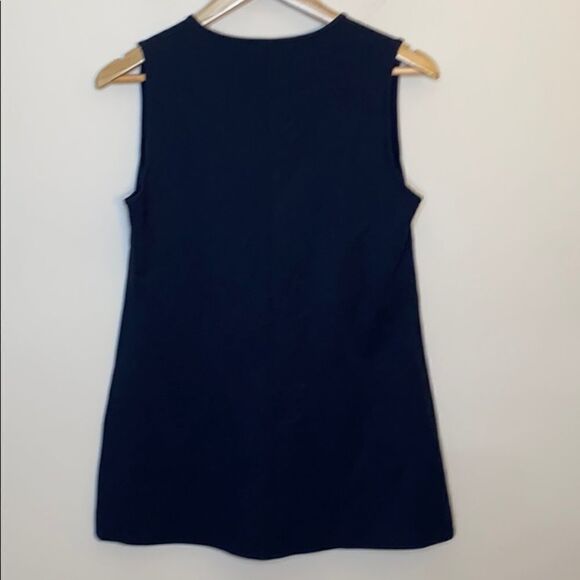 Basler Daywear in Shape Navy Sleeveless Ponte Top - Picture 5 of 5